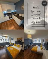 City View Studio Apartment Liverpool by StaySavvy Accommodation - Bed and Breakfast Liverpool