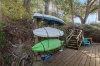 Escape on the River Private Dock Kayaks Gazebo - B&B Gulf Shores