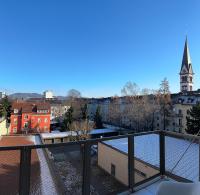 Design City Apartment I Zentrum I Garage I Dachterrasse I Waschtrockner - Chambres d'hôtes Linz