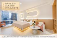 Baihong Sky View Studio with Deep Soak Tub - Jiefangbei Center - Ferienwohnung Chongqing