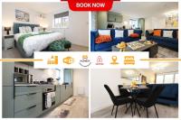 Newly Built Spacious & Central 2 Bedroom 2 Bathroom City Centre Apartment with Terrace - Ferienwohnung Cardiff