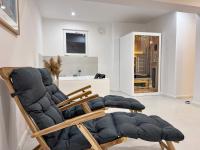Piratenschatz - Design-Wohnung mit privaten Spa, Kamin, Meerblick & Gym - Ferienwohnung Fehmarn