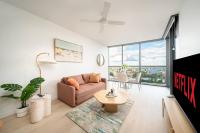 Queens Wharf 1B plus Study apt - level 29 City view - B&B Brisbane