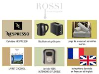 Lune de Miel 3 chambres centre-ville Double Parking Clim Wifi - ROSSIconciergerie - Linge inclus - Chambres d’hôtes Lunel