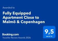 Fully Equipped Apartment Close to Malmö & Copenhagen - Bed and Breakfast Vellinge