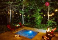 Le Céleste de Portneuf - Hot tub in the forest - B&B Pont-Rouge