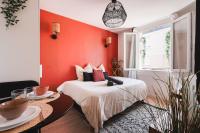 Superbe Studio avec lit King SIZE Centre villers sur marne Proche Paris IDEAL pour couples et professionnel - B&B Villiers-sur-Marne