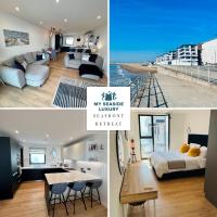 Seafront retreat - Beachfront Luxury Apartment with Panoramic Sea Views, Balcony & Parking space - B&B Ramsgate