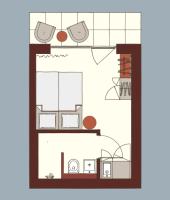 Studio met Uitzicht op het Zwembad