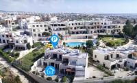 Stunning Sea View Apt, Patio, Terrace, Pool, Smart TV65" Cables - B&B Chlórakas