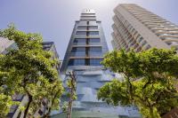 Stay Home Luxo - 1 min da praia do Gonzaga - Estrutura de hotel 4 estrelas - Piscina no Rooftop - Sauna - Academia com vista pro mar - Ferienwohnung Santos