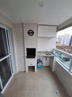 Ar Condicionado , Churrasqueira na Sacada, Roupas de Cama e Toalhas, Wifi, Bebedor, TV, próximo a praia na Guilhermina - Chambres d'hôtes Praia Grande