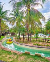 Apê TOP com Piscinas Termais e Fazendinha - Chambres d'hôtes Barretos