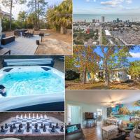 Centrally Located Beachy with Private Hottub, 2 King Beds, Huge Yard, BBQ, Firepit, Yard Games - Ferienwohnung Myrtle Beach