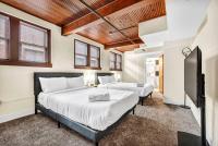 Urban Industrial Penthouse | Game Room Pool Table - B&B Cleveland