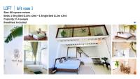 Chambre Quadruple en Duplex