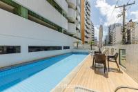 Prédio c/ piscina a apenas 700 m da Praia de Ponta Verde - MBRs - Chambres d'hôtes Maceió