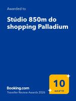Stúdio 850m do shopping Palladium - B&B Curitiba