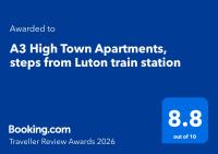 A3 High Town Apartments, steps from Luton train station - Bed and Breakfast Luton