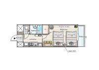 Villa Yoko Nagoya 1 Bedroom Apartment 4Guests Near Osu Kannon Station - Chambres d'hôtes Nagoya