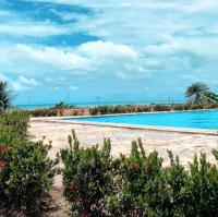 Casa Chalé mobiliado, com ar condicionado na praia de Jaguaribe em Ilha de Itamaracá, Piscina, Chalé, Churrasqueira e Lareira de chão com vista para o Mar - B&B Vila Velha
