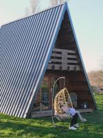 Cabane en A La Pause Sauvage Normandie - B&B Guisy