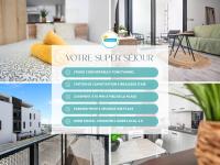 Les Jardins d'Ugo - 4 voyageurs - climatisation - proche de la plage - Ferienwohnung Saint-Pierre
