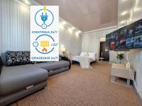 є СВІТЛО, Електрика та Опалення 24-7, Квартира з ванною і кондиціонером на Садовому, Мережа Alex Apartments, Цілодобово безконтактне заселення 24-7, Документи для відряджень, встановлена зарядна станція Eco Flow - B&B Poltava