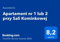 Apartament nr 1 lub 2 przy Sali Kominkowej - Ferienwohnung Przeczyce