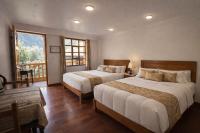 Zweibettzimmer mit Bergblick