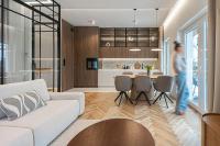 Porto Marina - widok na jezioro z każdego z 3 pokoi, lux, garaż, klima - Chambres d’hôtes Iława