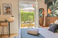 Studio chic piscine, jardin et parking, Lyon 3 - B&B Lyon
