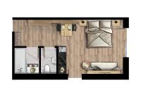 Appartamento Loft con 1 Camera da Letto e Balcone