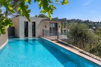 Villa Key West - Villa d'exception avec piscine privée et vue mer proche de Cannes - B&B Mougins
