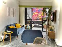 Espaçoso 2 rooms, ampla varanda perto do mar - B&B Fortaleza