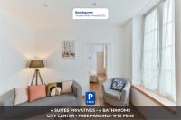 Grand Central Suites - 4 ch - Parking Privé - B&B Pau