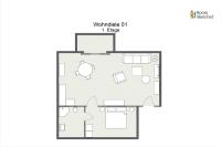 Wohndiele 1 - Chambres d'hôtes Ostseebad Ahrenshoop