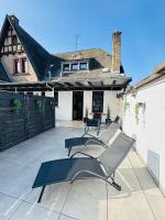NIRO I Design City Apartment, Dachterrasse, modern, Top Lage, Zentrum, W-LAN, TV - Chambres d'hôtes Weinheim
