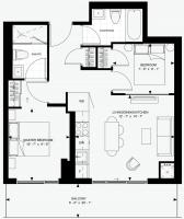 Modern 2 Bed, 2 Bath with Balcony - near CN Tower and Rogers Center - Chambres d'hôtes Toronto