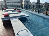 Bela Hospedagem - #004 Acqua Tambaú | Flat com Terraço Privativo Próximo à Praia - Chambres d'hôtes João Pessoa