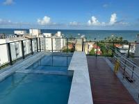 Bela Hospedagem - #004 Acqua Tambaú | Flat com Terraço Privativo Próximo à Praia - B&B João Pessoa