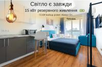 20-199b Kvartet, Vasyl Lypkivskyi 16g, Kyiv, railway station, metro nearby, panoramic city view, 15 kW backup power, Petrovdom Apartment - B&B Kyiv