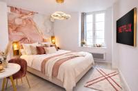 MRODBNB - Escapade Romantique - Appart Neuf- 25m Plage & Resto - Ciné - Popcorn - Ciel de Pluie XXL - B&B Cancale