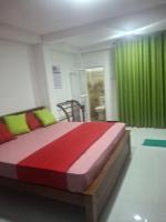 Dreibettzimmer mit Bergblick