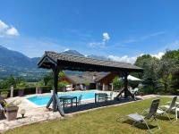 Studio cozy - sauna privé - piscine - cuisine - Ferienwohnung Monthion