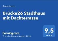 Brücke26 Stadthaus mit Dachterrasse - Ferienwohnung Mühlhausen/Thüringen