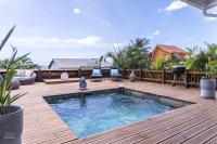 Private Jungle Lodge - Sea View - 100 m2 terrace - Bed and Breakfast Le Diamant