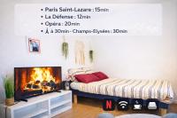 Appartement Paris Mangin - Ferienwohnung Asnières-sur-Seine