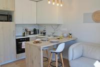 Maison bleue, appartement avec terrasse - B&B Trégastel