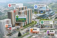 Apto moderno bien ubicado con vista a la ciudad - Ferienwohnung Manizales